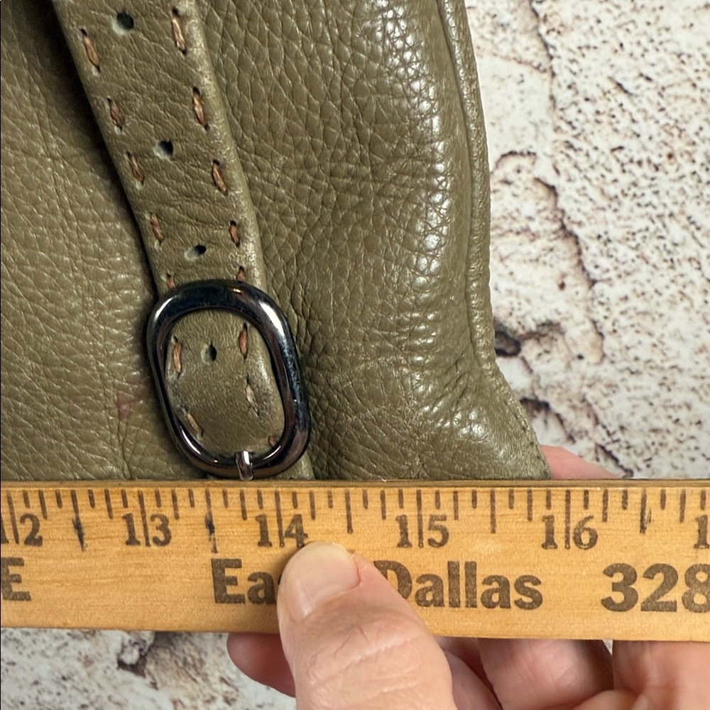Elegant Olive Green Shoulder Bag Carla Mancini   B9 - Picture 4 of 11